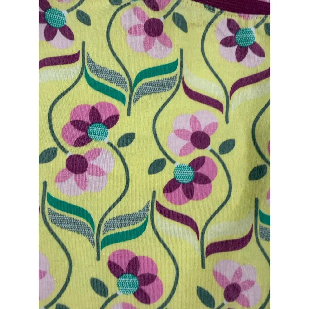 Tea Collection Floral Print Dress Yellow Size 3–6 Months